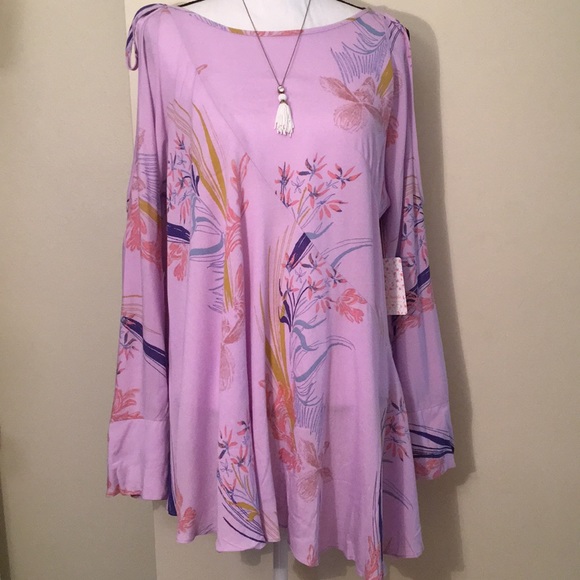 SOLD! NWT Free People Lilac Clear Skies Dress - Picture 6 of 8